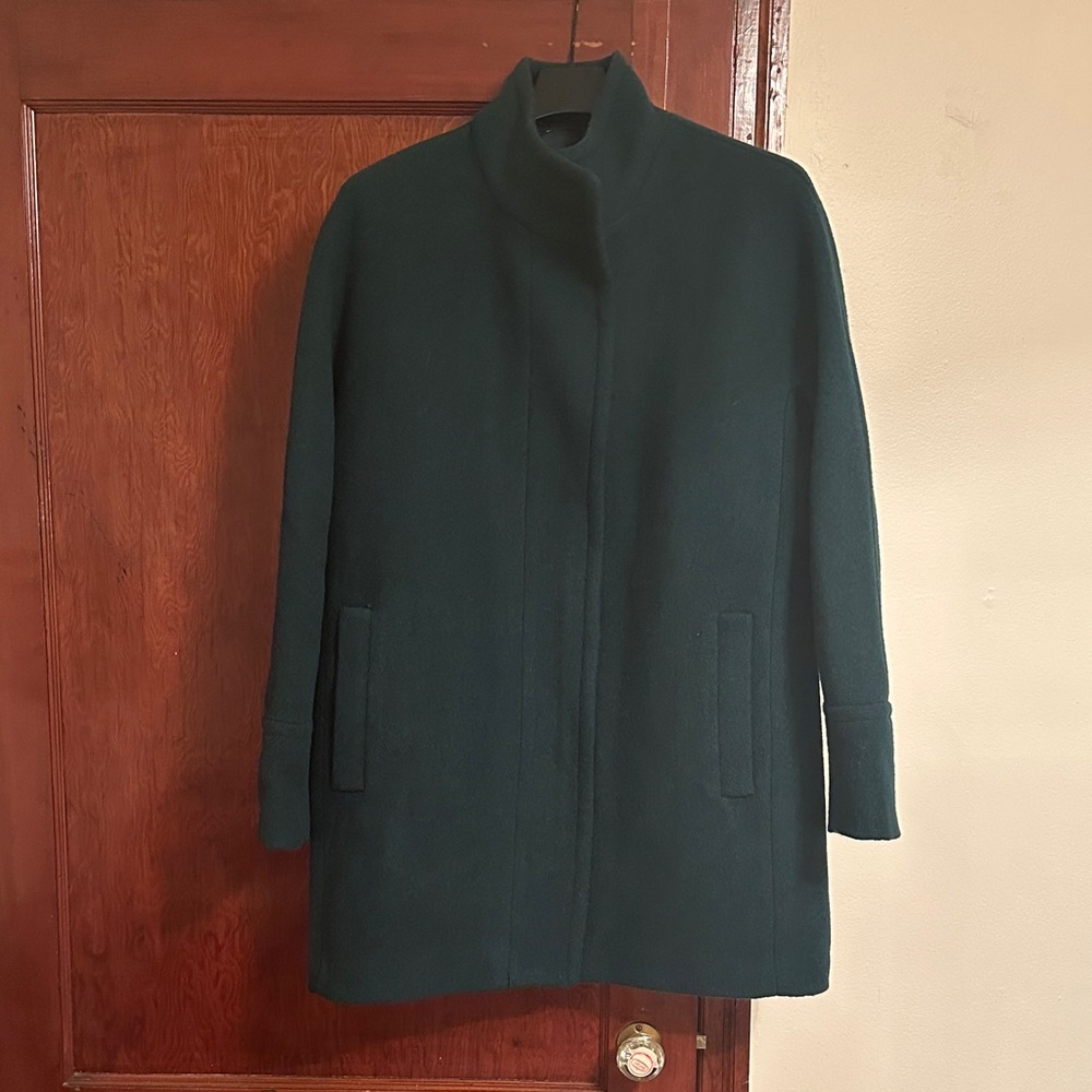 J. Crew Dark Green Coat